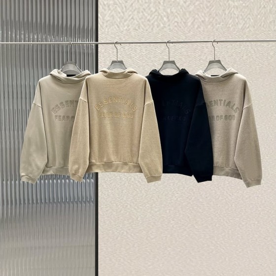 Fear of God Essentials Arch Logo Pullover Hoodie